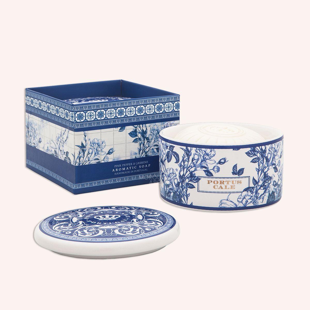 Portus Calle Gold and Blue Soap in Jewel Box 150g