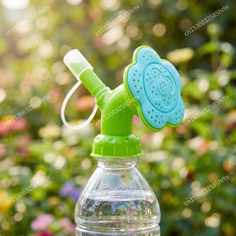 Plastic Bottle Cap Sprinkler Dual Head Irrigation Head New Watering Sprinkler Garden Pots