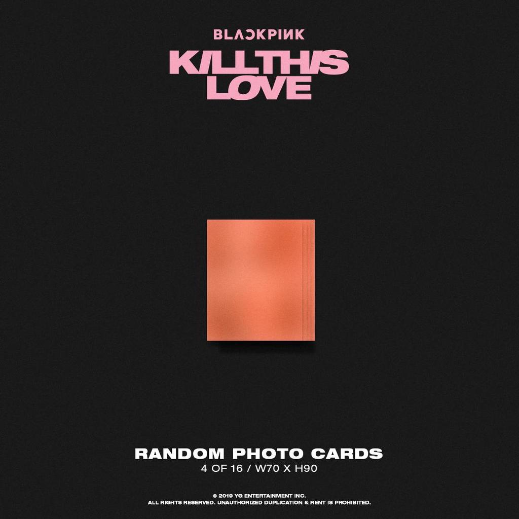Blackpink Kill This Love (čierna verzia)