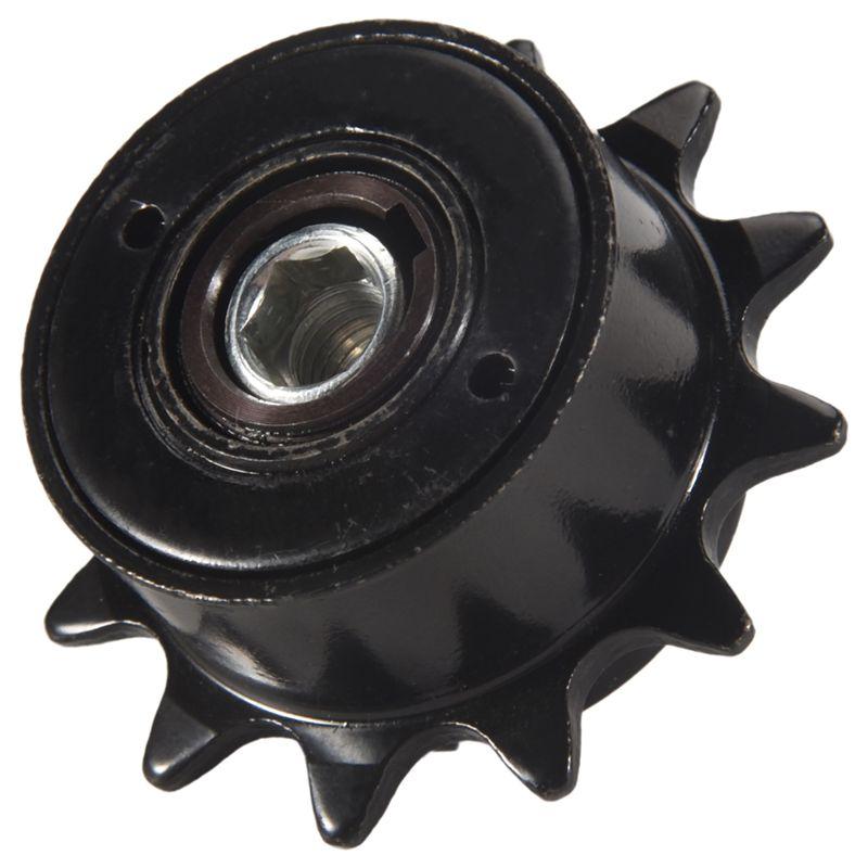 A84E-12T Односкоростная Звездочка Маховика Среднеприводный Двигатель Маховик 12 Зубов Звездочка Цепи Для Электровелосипеда Мотор MY1016Z MY1018 чёрный