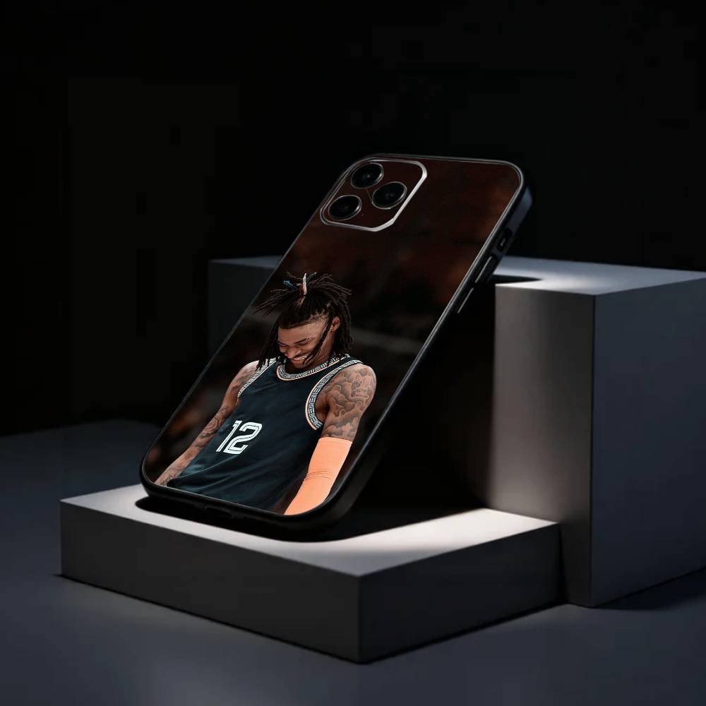 Basketball J-Ja M-Morant 12   Phone Case Silicone Soft For IPhone 17 16 15 14 13 12 11 X XR Plus Pro Max Plus