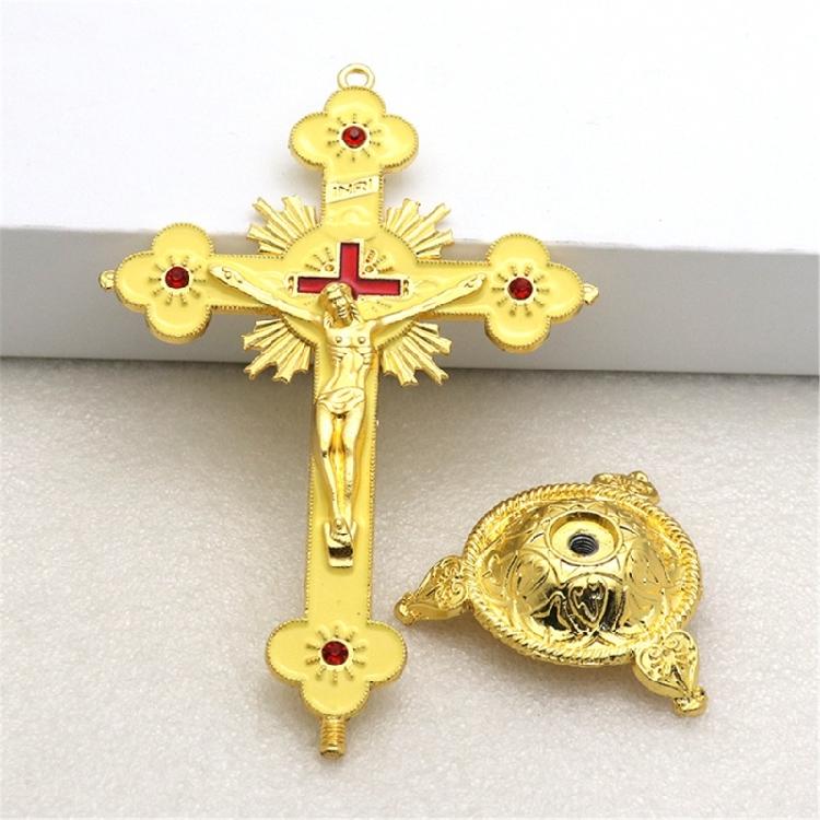 Christian Catholic Cross Ornament Pendant Home Church Pray Ornaments Souvenir