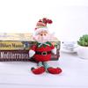 New 2/1Pc Red Green Christmas Decoration Plush Leg Elf Doll Ornaments Boys Girls Elves Toy Doll New Year Navidad Home Decoration