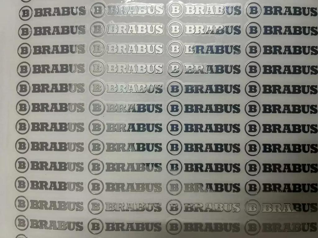 Car Badge Decals Auto Emblem Sticker Accessories For Mercedes Benz AMG Brabus Maybach Smart W204 GLC CLA GLK W205 W203 W206 W108 PA1