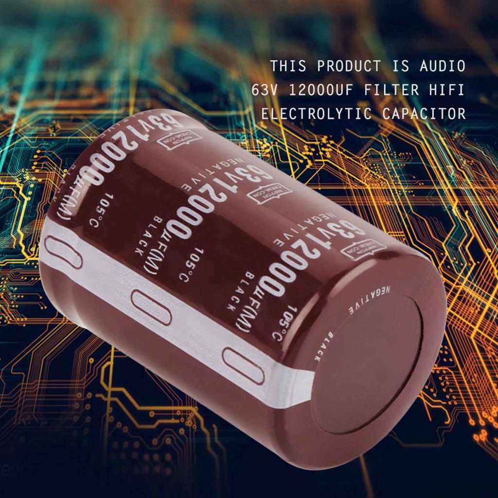 2 sztuk Audio 63V 12000uf filtr HIFI kondensator elektrolityczny 35 * 50mm do sterowania obwodem