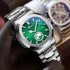 Luxury Brand Business Men's Watches Fashion Blue Dial Auto Date Quartz Wristwatches Men Casual Sports Watches  Erkek Kol Saati