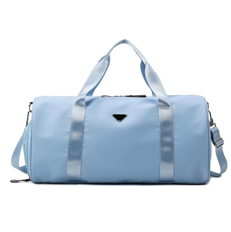 Large Capacity Nylon Travel Bag with Wet/Dry Separation for Sports & Yoga