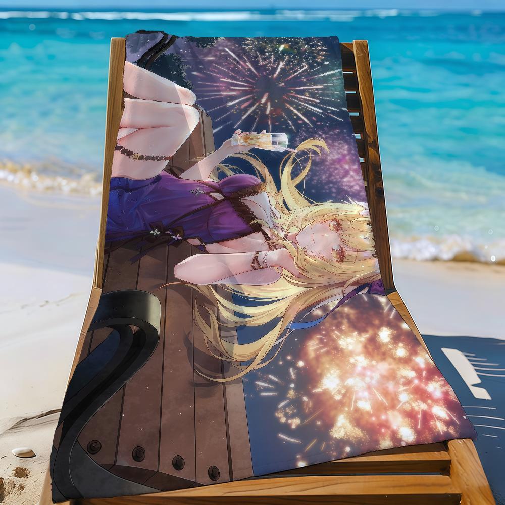 Bianca Game Punishing Gray Raven Towel Sports Quick Dry Travel Camping Gear Sandproof Soft Light Large Beach Towel