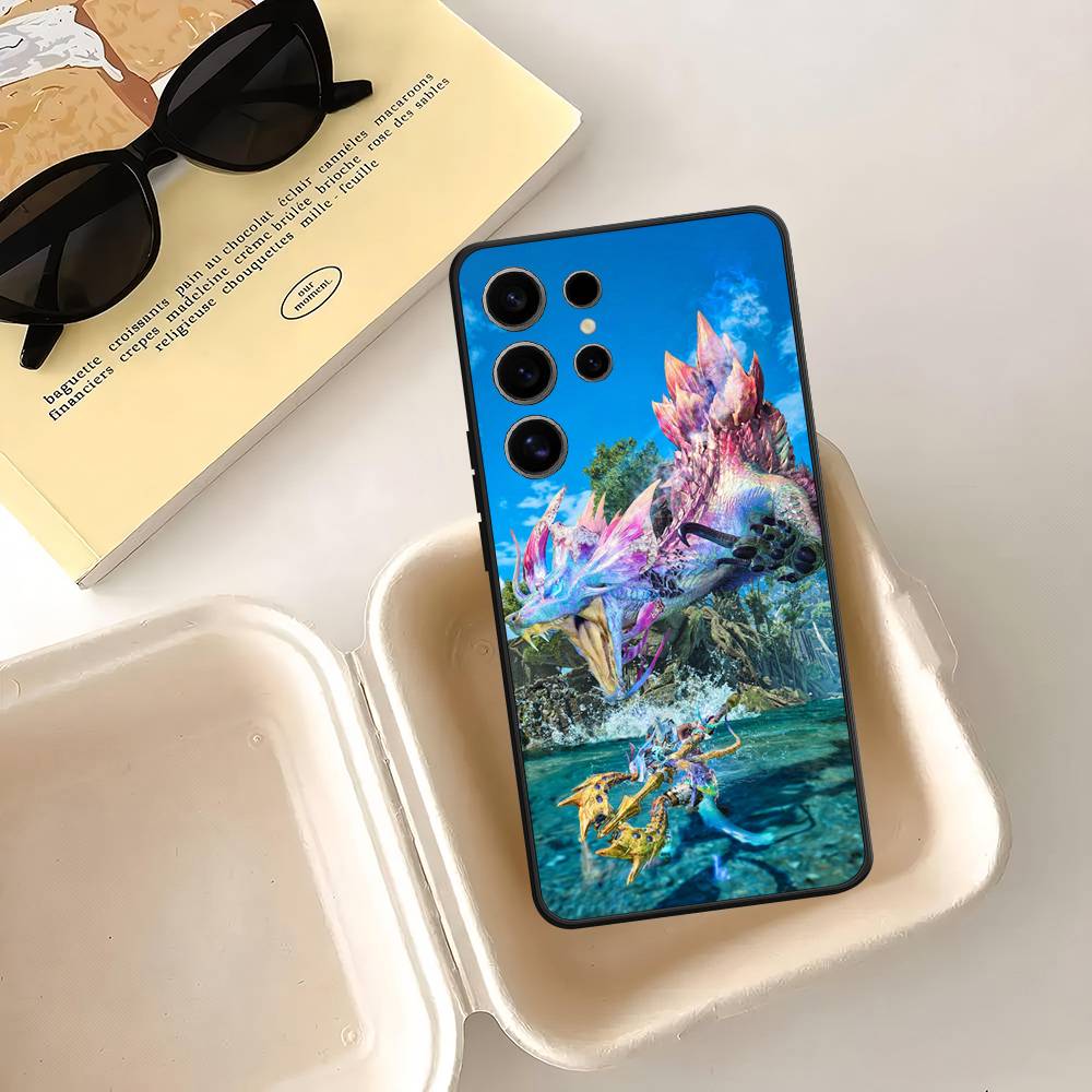 Game M-Monster H-Hunter Case For Samsung Galaxy Case S25 S23 S22 S21 S30 S20 S10 Ultra Plus FE TPU Soft Cover