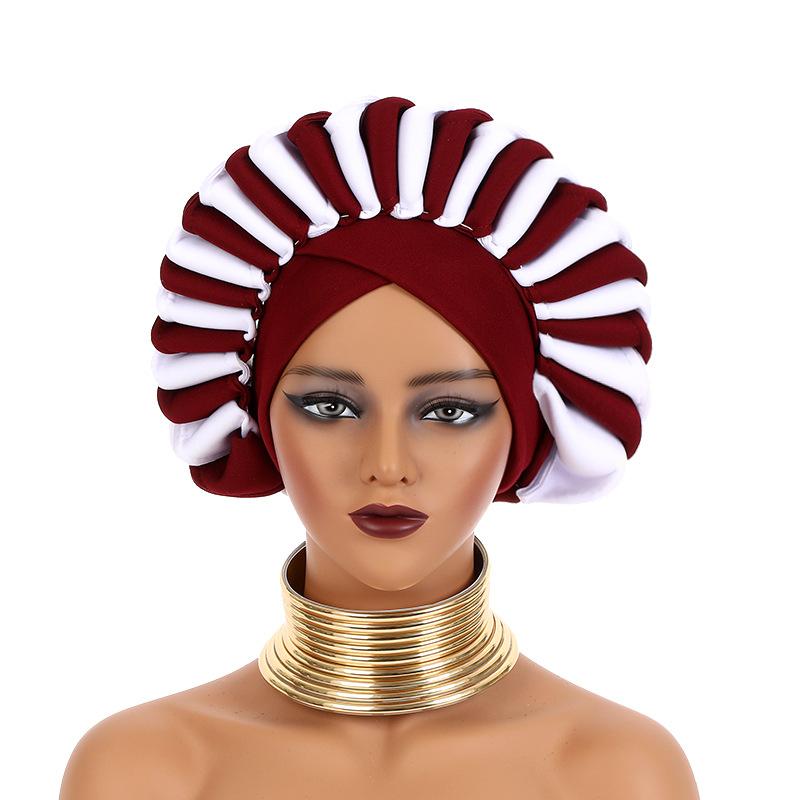 Space Layer Hand -Woven Crown Hat Muslim Hat Baotou Ethnic Hat 