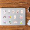 50PCS Cute Easter Stickers, Waterproof Bunny Egg Decals for Party Gifts, Phone Laptop Water Bottle Decor, Festival DIY Crafts