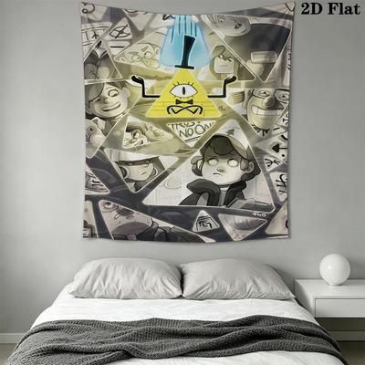 Gravity Falls Pattern Home Decor Tapestry, Wall Hanging, Decorative RV Wall Cloth.MGT0918309