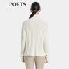 PORTS Women's Cashmere Blend Half-Turtleneck Sweater
