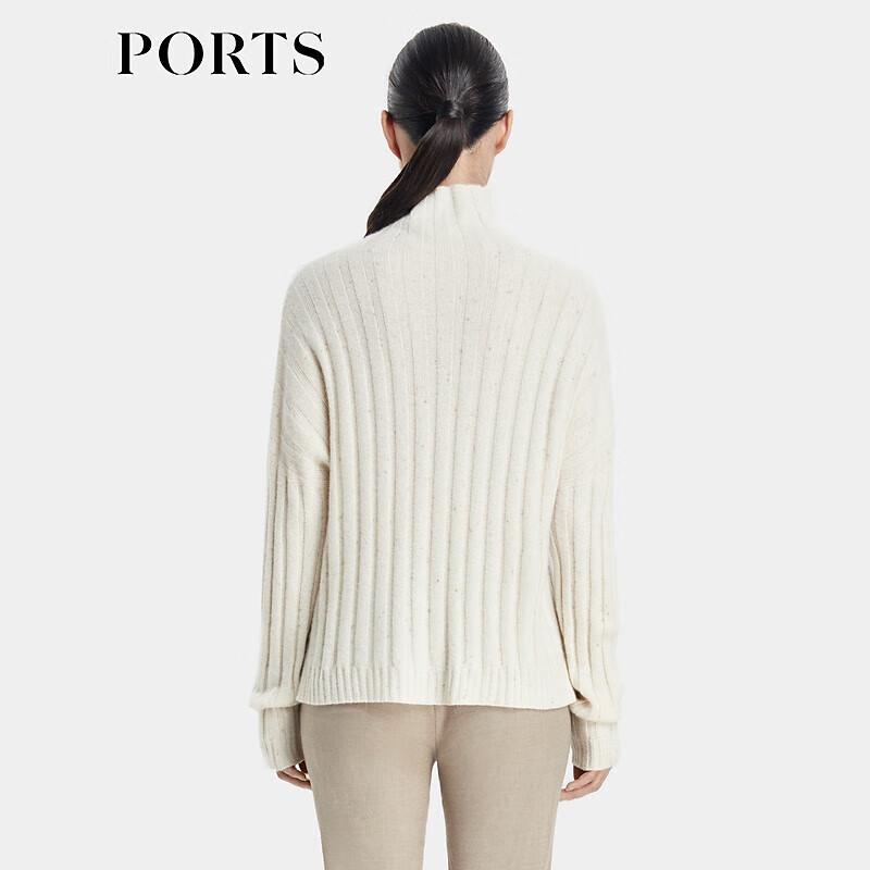 PORTS Women's Cashmere Blend Half-Turtleneck Sweater