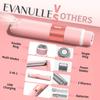 Bikini Trimmer for Women - 2 in 1 Painless Electric Razors for Women, IPX7 Waterproof Rechargeable LED Dual Head Electric Shaver for Lady Bikini