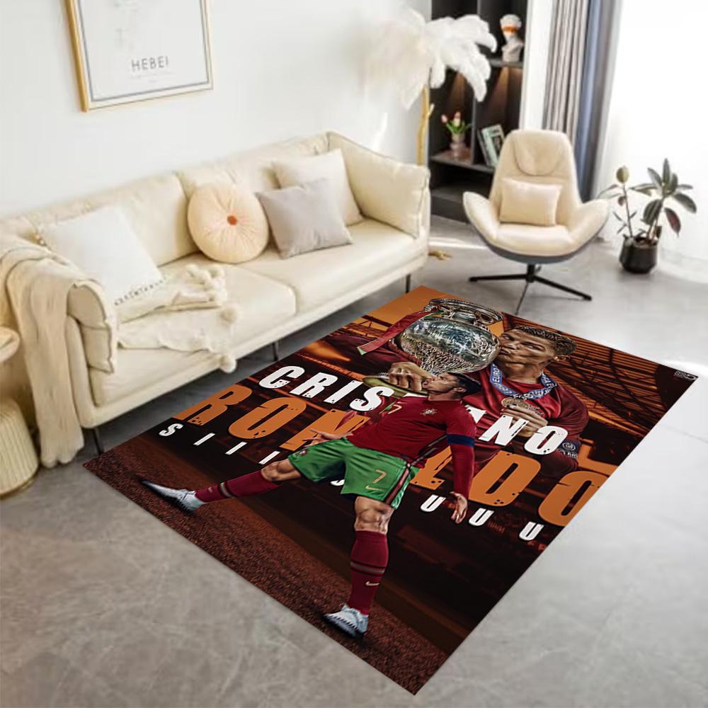 Cristiano Ronaldo Celebration Carpet Suitable for Kitchen Living Rooms Entryway Dining Room Antislip Carpet Office home decor