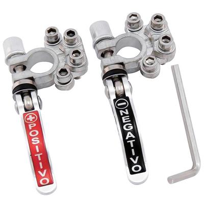 Autobatterie-Anschlussklemmen, Schnelltrennschalter, Batteriekabel-Anschlussklemmen, positiv