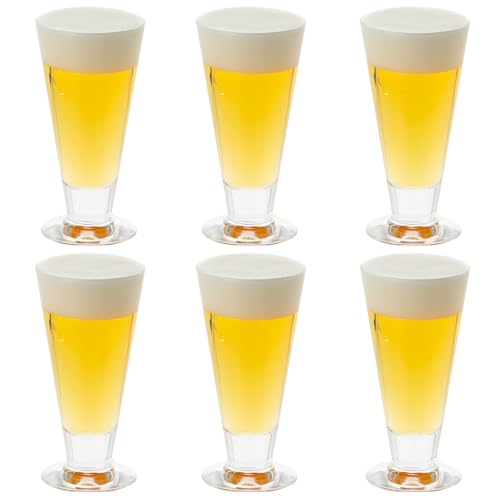 

Toyo Sasaki Glass Pilsner 30805 Beer Glass, 6.8 fl oz (200 ml), 6 Pieces, Fully Enjoy the Rich Scent of Beer, Beer Glass, Pint Glass, Stylish, Cup,