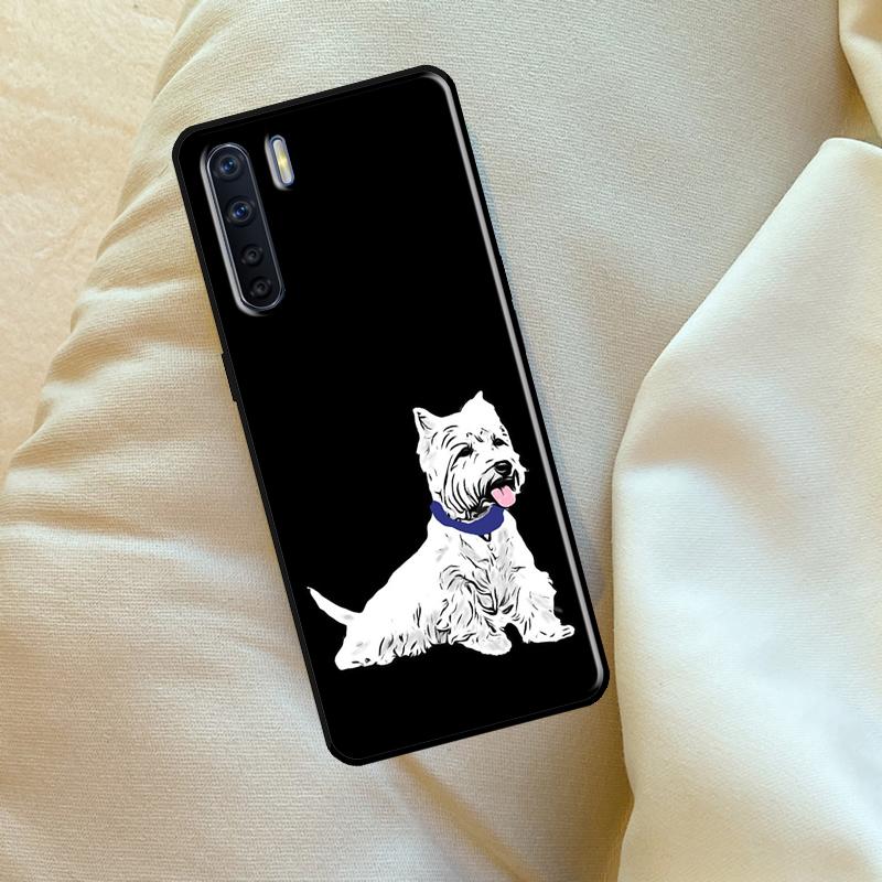 

West Highland Terrier Westie Case For Oppo A98 A78 A18 A38 A58 A5 A6 Pro A54 A74 A94 A17 A57 A80 A60 A40 A96 A76 A16 A15 OPPO A17