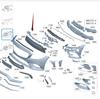 2058855701, 2058855902 Front Bumper Bracket for Mercedes C-Class W205
