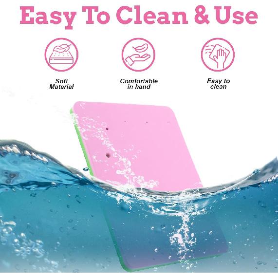 SHENLIU Fondant Mat, Fondant Flowers Foam Pad, Silicone Crafts Mats Rectangular Fondants Cake Sponge, Flower Drying Mat Clay Modelling Tools for