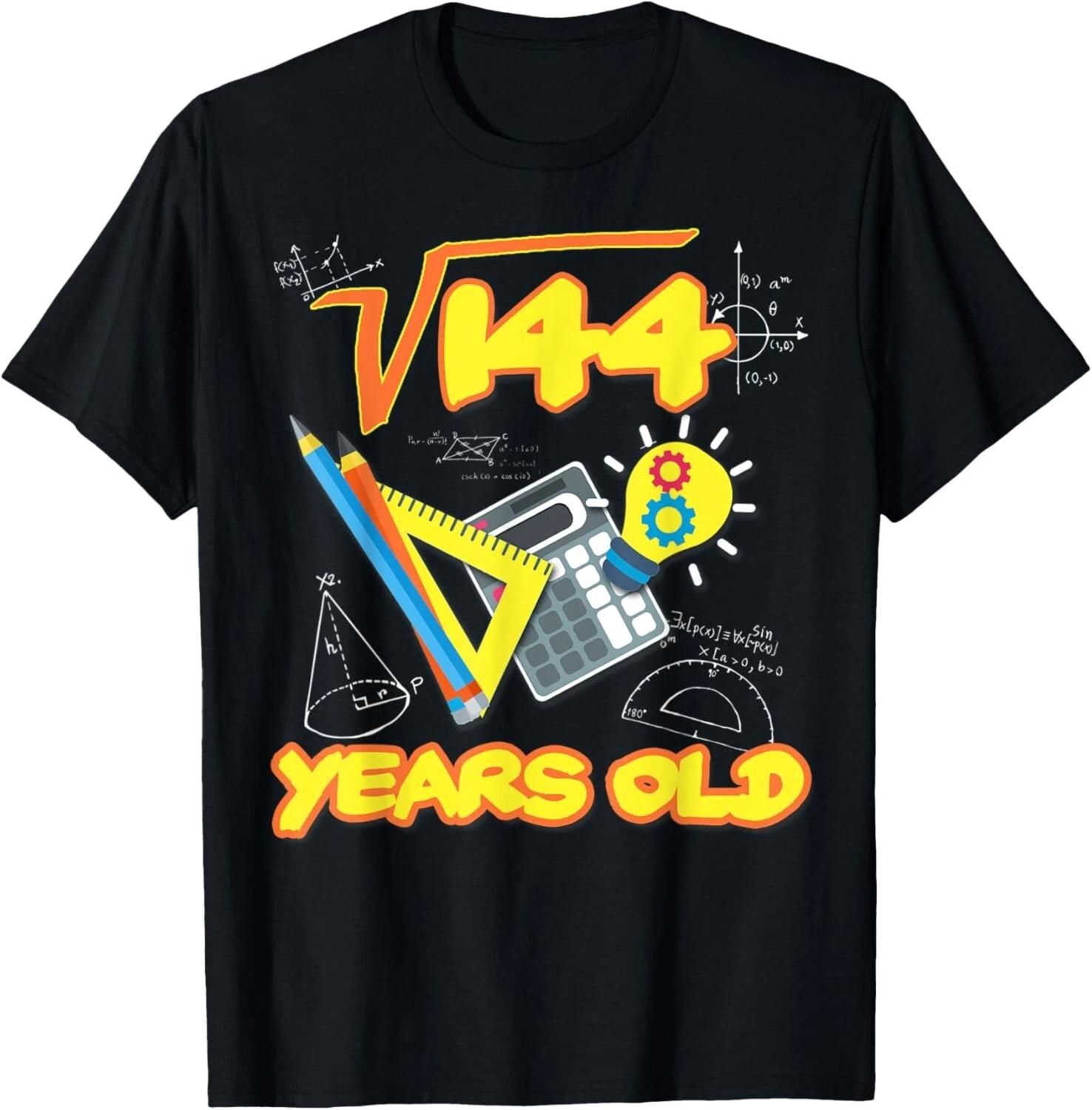 Square Root of 144 12th Birthday Shirt 12 Years Old Gift S