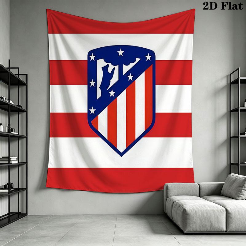 Atleti I Wall Hanging Printed Fabric Blanket Decorative Tapestries for Bedroom Living Room Home Decor