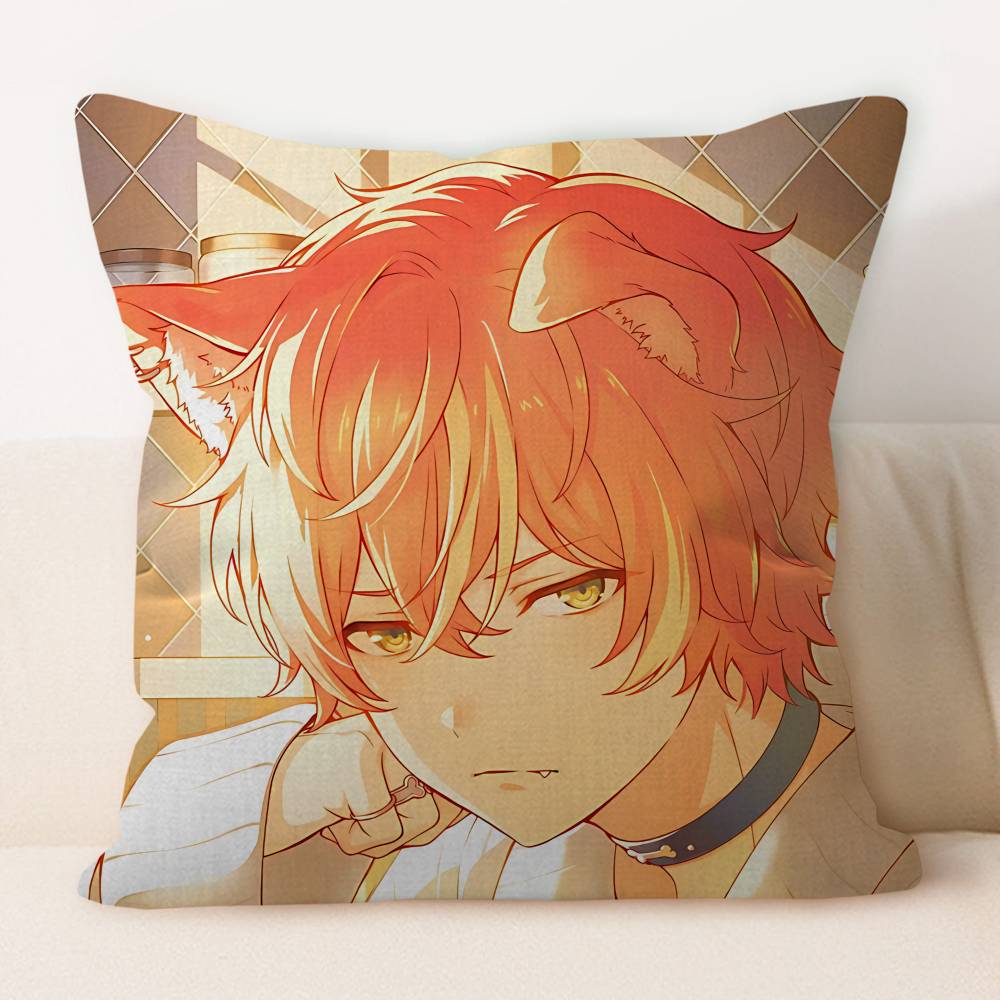 S-Shinonome A-Akito Cushion Cover Car Throw Pillow Case For Sofa Car Christmas Gift 40x40cm 45x45cm