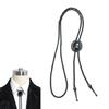 Mens American Bolo Tie Handmade Western Gem Stone Jewelry Cowboy Necklace Chain