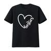 Besties Herzform Beste Freunde BFF Bestie Passendes Outfit T-Shirt vintage gewaschen Vielseitig Leicht modisch Grafik