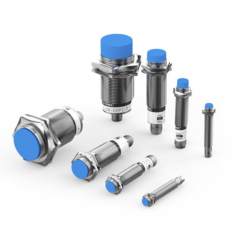GTRIC M18 Inductive Proximity Switch Sensor Connector M12 4Pins Pluggable Series Distance 5mm 8mm NPN PNP 10-30V DC Non-Flush
