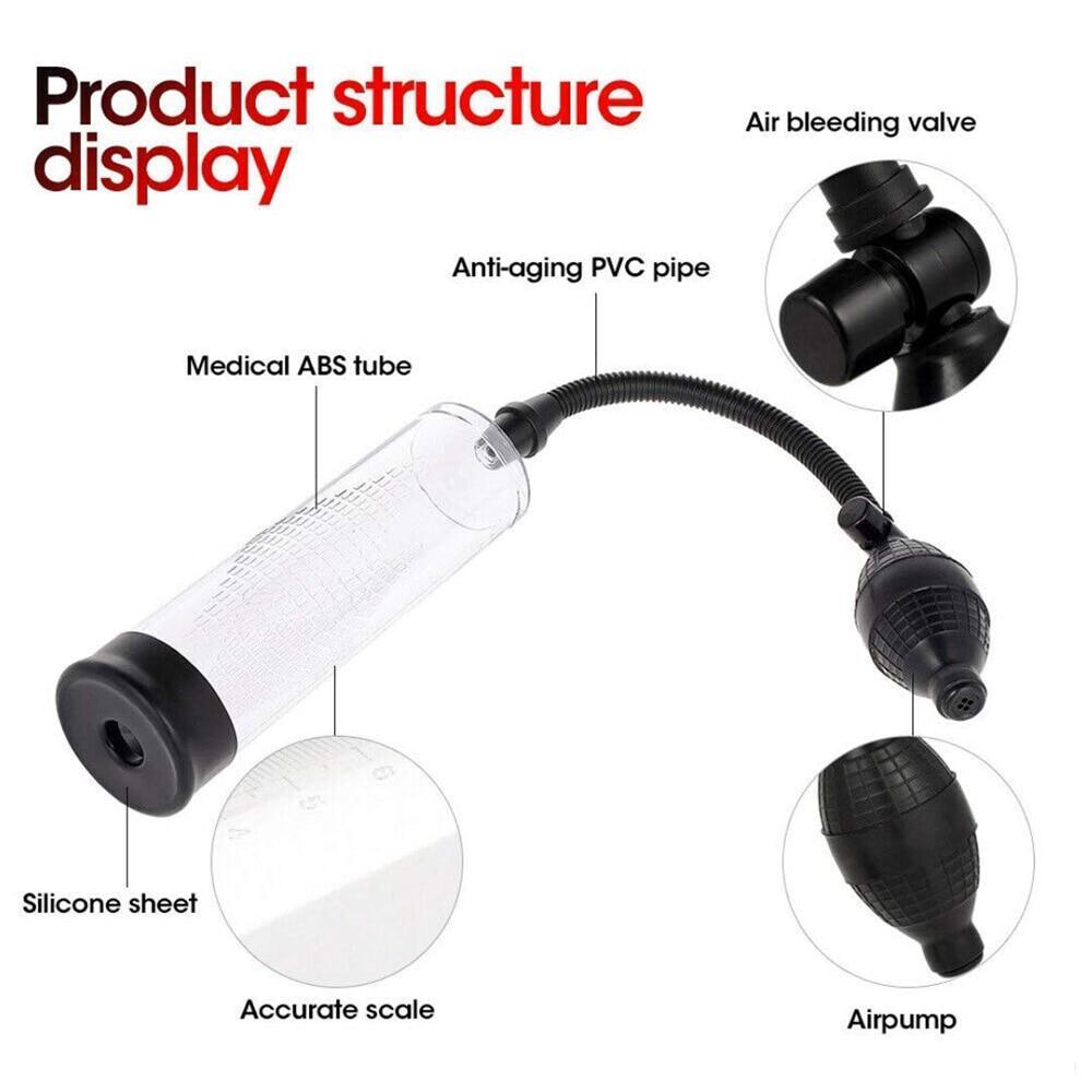 Buy Penis Pump Enlargement Pumps Cock Pro Extender Vacuum Sex Toy Trainer Massager For Man Dick at affordable prices — free shipping, real reviews with photos — Joom image