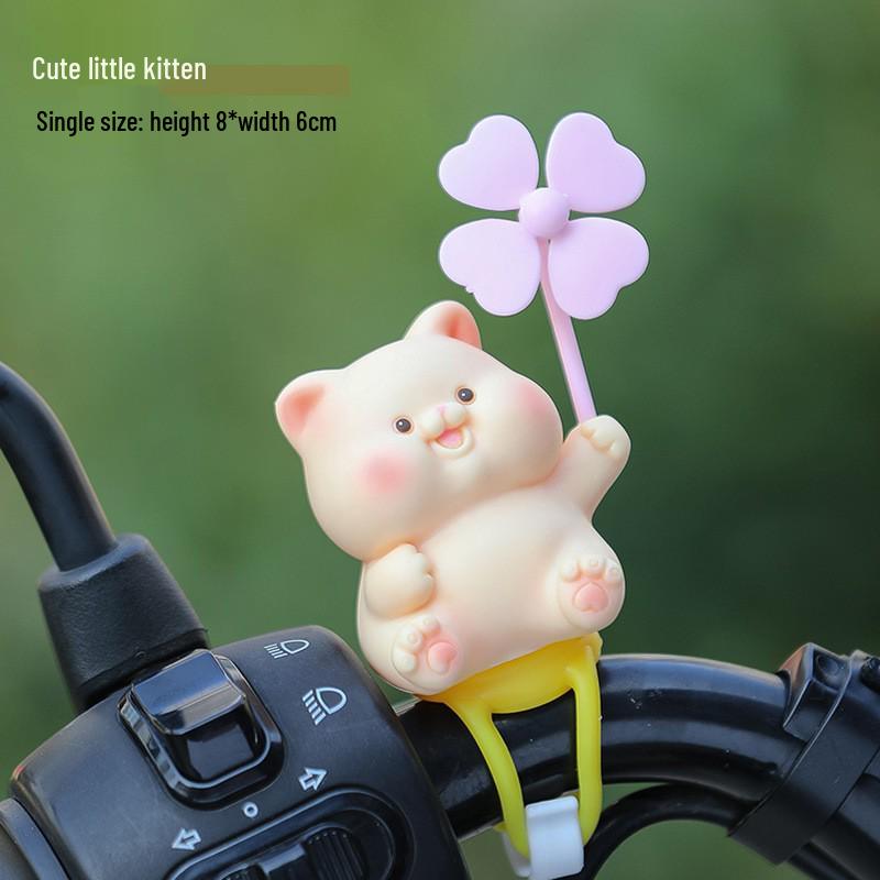 Cartoon Bicycle & Scooter Ornaments: Creative High-End Mini Decorations