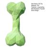 Faceted Bone Dog Toy Rubber Dog Chew Toy Teeth Cleaning Dog Bone Toy for Aggressive Chewers Puppy Teething Interactive Fetch Play