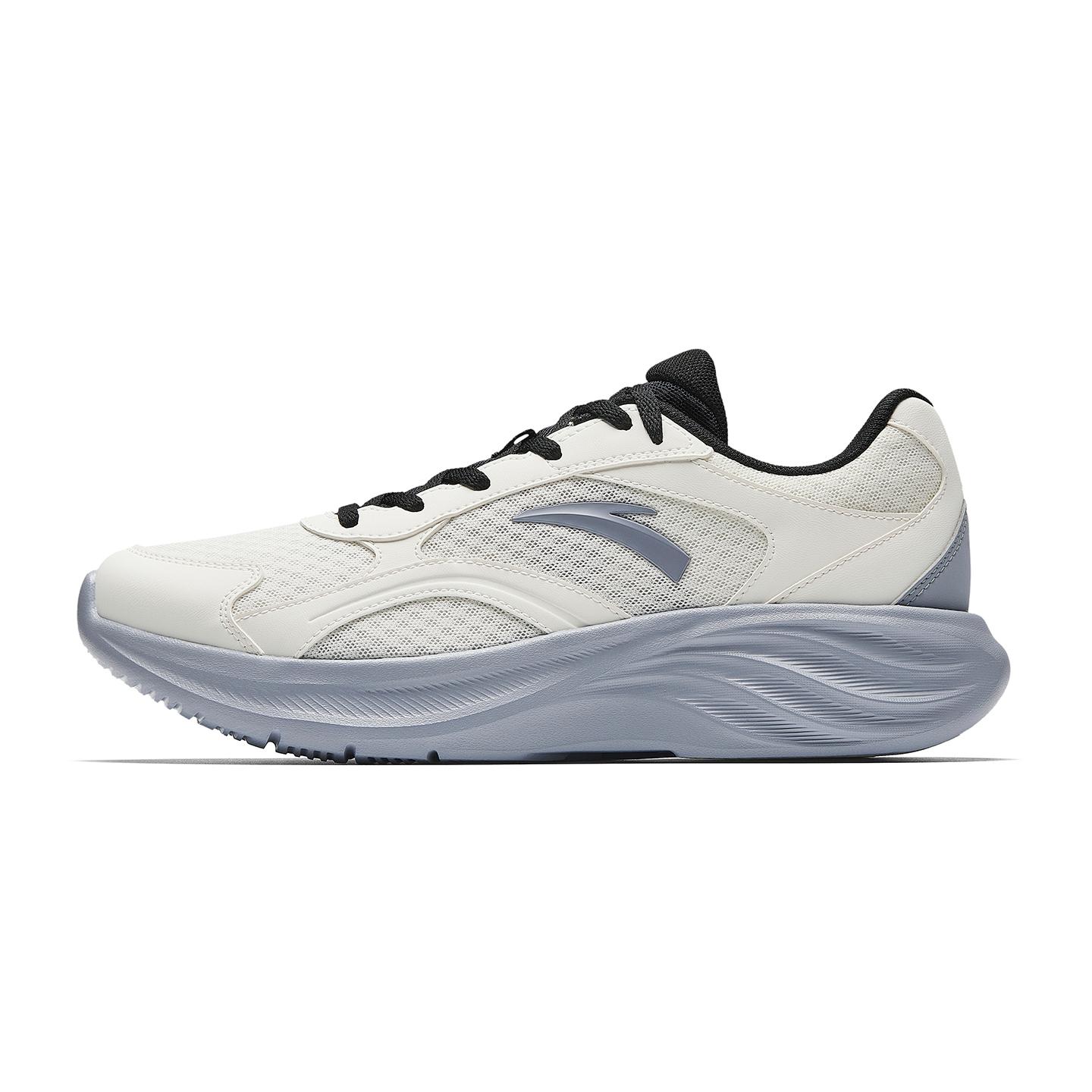 

Anta Liuyun Slip Resistant Abrasion Resistant Low top Casual City Commuting Running Shoes Men s White Black Gray 912615505-3 40.5