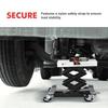 450 LBS Low Profile Transmission Jack - Heavy-Duty Auto Repair Lift with 7-23 Inch Hght Range 2M Safety Straps and 4 Brake Whee