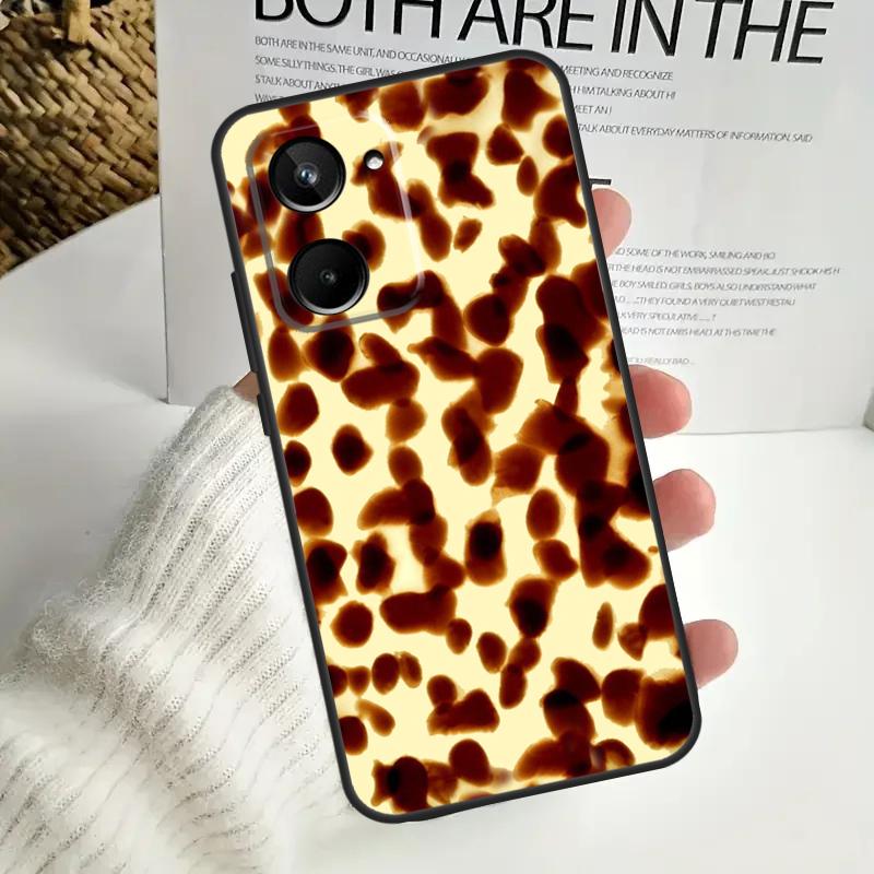 

Чехол с узором «Черепаховый панцирь» для Realme GT7 Pro GT6 C75 C61 C67 C63 C71 C55 C51 C65 C53 10 11 12 13 14 15 Pro Plus Realme 10 4G