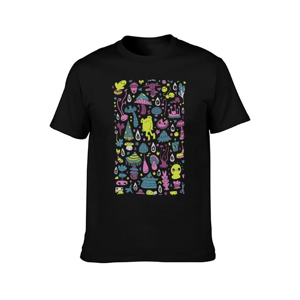 Frog in Sporeland TShirt Modern Print Casual TShirt