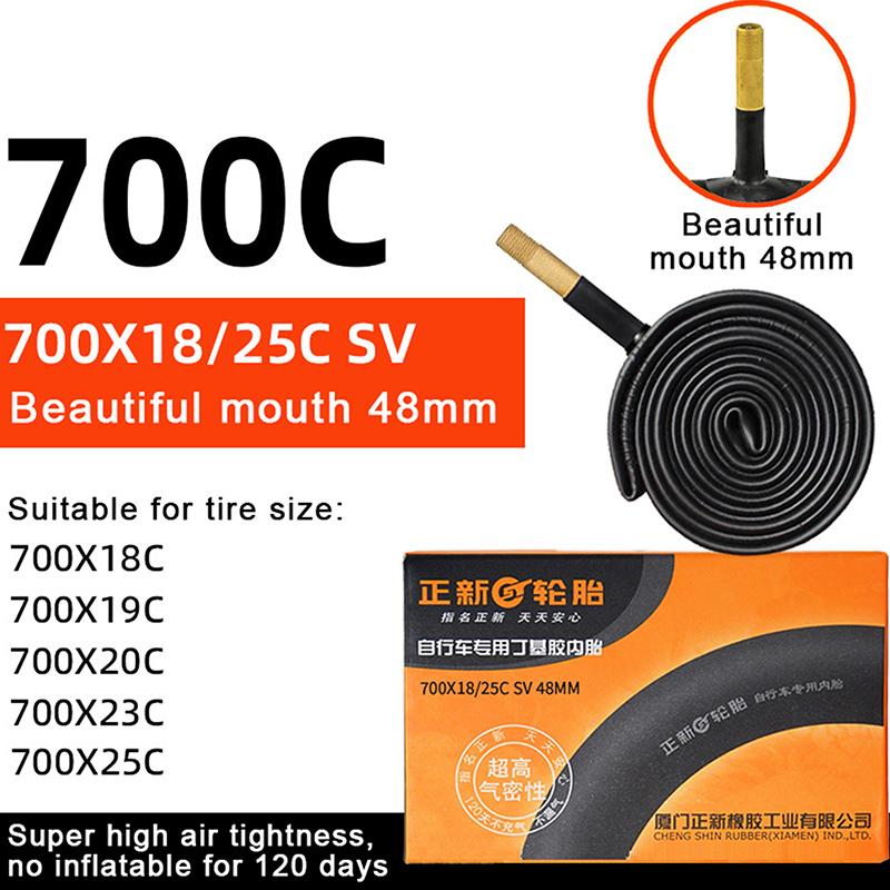 New CST Bicycle Inner Tube 14inch Butyl Rubber Bike Camera Tyres For 14x1.10 14x1.35 14x1.90/2.125 412 Folding Road Cycling TUbe