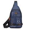 New breast bag trendy shoulder bag outdoor casual messenger bag waterproof and wear-resistant multi-functional Oxford cloth chest bag