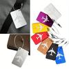 1-Piece New Design Luggage Tag - Cute Rubber & Aluminum ID Tag for Bags, Ideal Christmas Gift