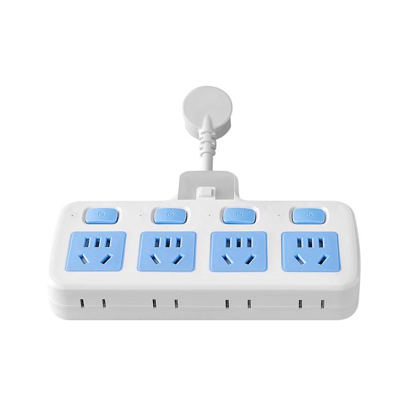 Multifunction USB Nightlight Power Strip with Wireless Multi-Switch and One-to-Many Conversion Sockets.