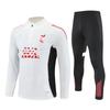 Halbzip Bestickter Fußball Trainingsanzug Set Arsenal Barcelona Real Madrid Camouflage Fußballanzug