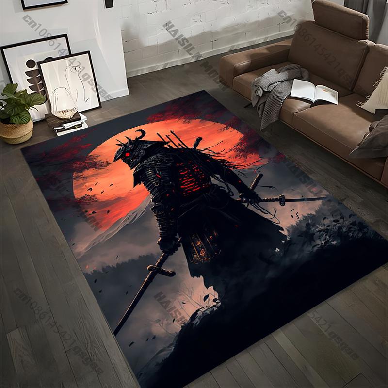 15 Size Samurai Spirits Large Carpet Living Room Home Decor Sofa Table Rug Anti Slip Chair Lounge Floor Mat Carpet for Bedroom