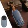 4 Buttons Leather Protector Case Shell Holder Bag Set for Aito M9 Ultra Max 2024 Smart Remote Car Key Cover Keychain Accessories