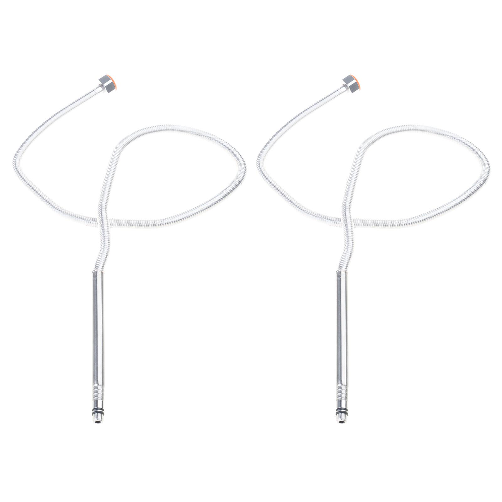 

2 шт. Шланг для душа из нержавеющей стали, Шланг для смесителя, Труба для подвода горячей и холодной воды, Замена, Соединительная труба для нагревателя, Прочный A