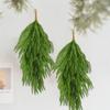 2pc65cm Simulated Soft-Glue Norfolk Needle Wall Hanging Christmas Tree Upside Down Vine Green Plant Holiday Decoration