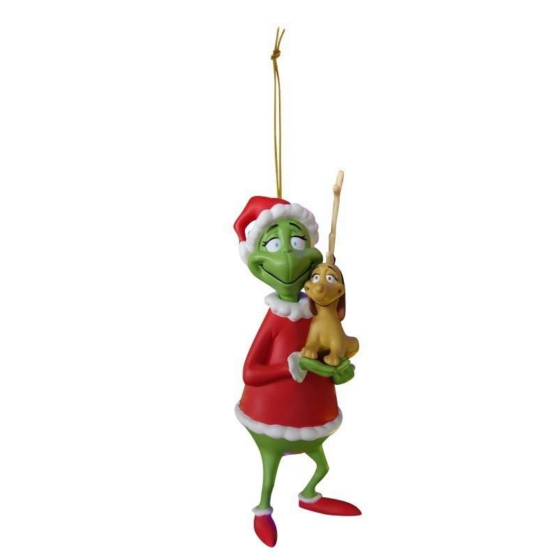 Green 2023 Unique Monster Cartoon Holiday Hanging Decorations For Joyful Christmas Decor