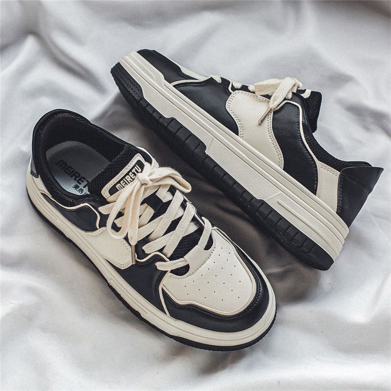 2025 Spring New Internet Celebrity Shoes Men's Ins Trendy Versatile Niche Students American Board Shoes Platform Sports Shoes Men