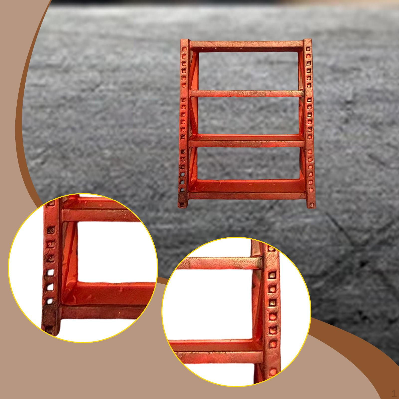 

1/64 Repair Shop Shelf Diorama Accessory Mini Garage for Miniature Scene красный
